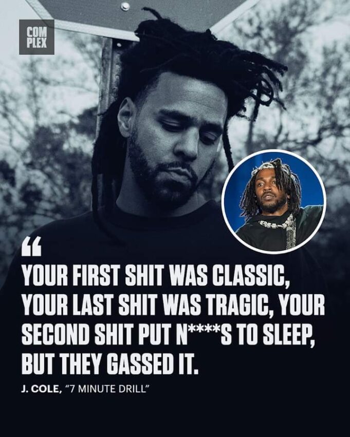 J Cole Grills Kendrick Lamar On 7 Minute Drill